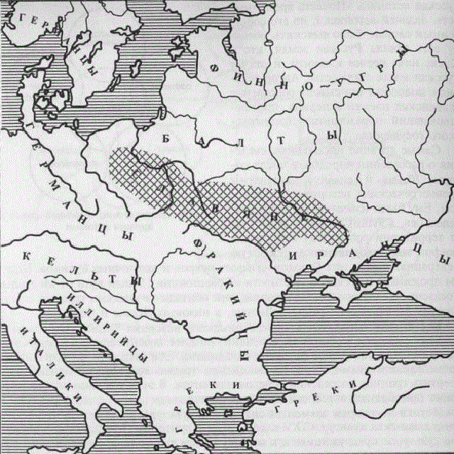 Этногенез славян в Центральной Европе в I-III веках нашей эры по мнению Седова