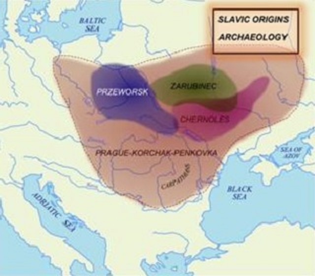 Западный и восточный ареалы славянской языковой общности
